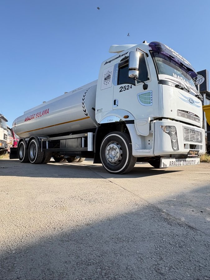 Konya kiralık su tankeri — Yalçın Ercan Arazöz Ford Cargo 2524 arazöz sulama aracı